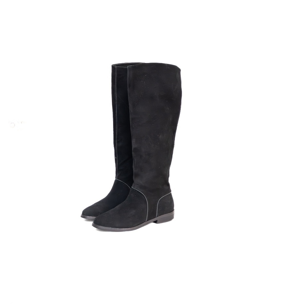 UGG Black Suede Knee High Riding Boots – Women’s Size EU 37 (US 6 / UK 4)